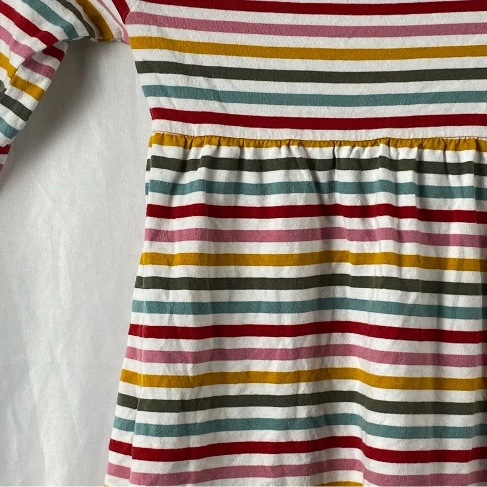 Old Navy Toddler Girl Colorful Striped Long Sleeve Dress Size 4T